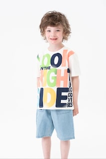 Foto 5 | Foto 5 | Playera de Punto Boboli Look On The Bright Side para Niño