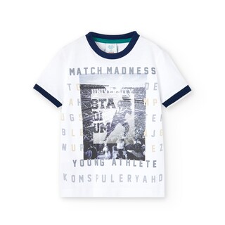 Foto 1 | Foto 1 | Playera de Punto Boboli Blanco para Niño