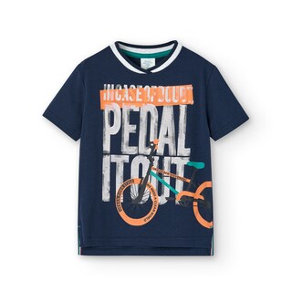 Foto 1 | Foto 1 | Playera Boboli Azul con Estampado para Niño