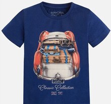 Playera Azul Con Estampado Classic Collection Mayoral