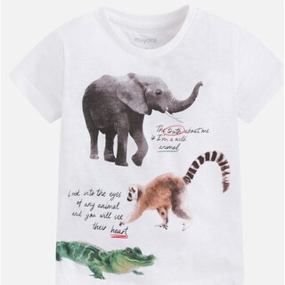 Foto 1 | Foto 1 | Playera Estampado Animales Para Niño Mayoral