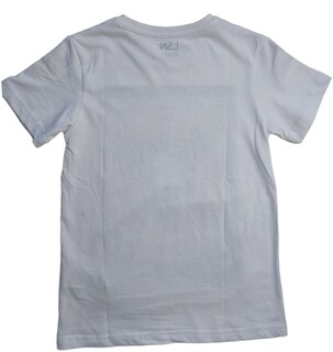 Foto 4 | Foto 4 | Playera Color Blanco ''rebel Shark'' Para Niño Losan