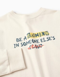 Foto 3 | Foto 3 | Playera Zippy Beige de Manga Larga ''Rainbow'' para Niño