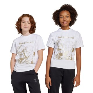 Foto 3 | Foto 3 | J Sw Mndo Gfx T Adidas Blanco Niños