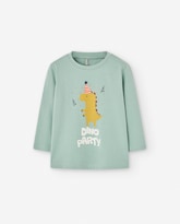 Playera Para Bebe Niño ''dino Party'' Losan