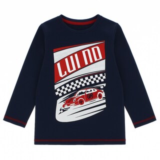 Foto 1 | Foto 1 | Playera Para Niño Chicos Olé 3292 Azul Marino Manga Larga