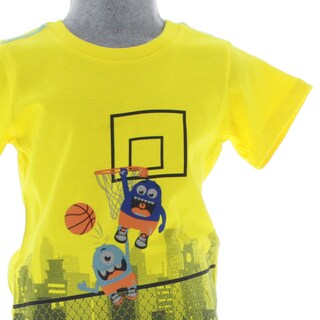 Foto 3 | Foto 3 | Playera Para Niño Chicos Olé 3695 Amarillo Manga Corta