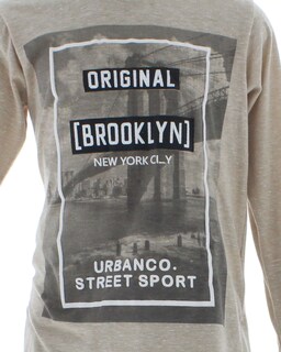 Foto 4 | Foto 4 | Playera Para Niño Chicos Olé 3283 Beige Manga Larga
