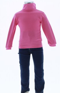 Foto 5 | Foto 5 | Playera Para Niña Chicos Olé 3446 Rosa Cuello Alto
