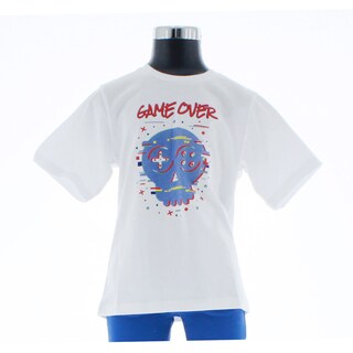Foto 3 | Foto 3 | Playera Para Niño Chicos Olé 3696 Blanco Manga Corta