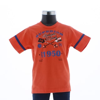 Foto 2 | Foto 2 | Playera Para Niño Chicos Olé 3333 Naranja Manga Corta