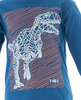 Foto 3 | Foto 3 | Playera Para Niño Chicos Olé 3254 Azul Manga Larga