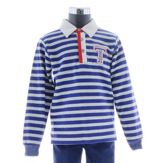 Foto 3 | Foto 3 | Playera Para Niño Chicos Olé 3749 Azul Manga Larga