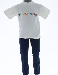 Foto 5 | Foto 5 | Playera Para Niño Chicos Olé 3410 Blanca Manga Corta