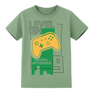 Foto 1 | Foto 1 | Playera Para Niño Chicos Olé 3487 Verde Manga Corta