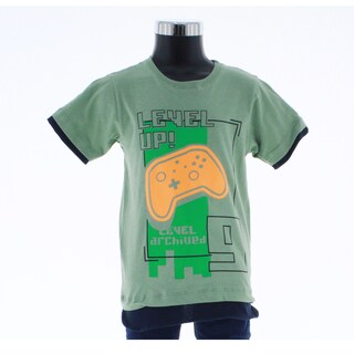 Foto 3 | Foto 3 | Playera Para Niño Chicos Olé 3487 Verde Manga Corta