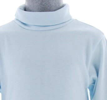 Foto 4 | Foto 4 | Playera Para Niña Chicos Olé 3439 Azul Claro Cuello Alto