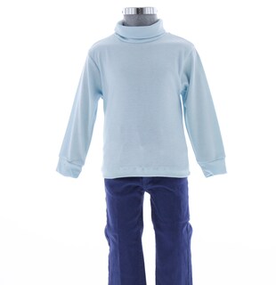 Foto 5 | Foto 5 | Playera Para Niña Chicos Olé 3439 Azul Claro Cuello Alto