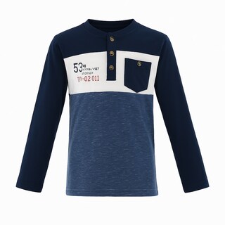 Foto 1 | Foto 1 | Playera Para Niño Chicos Olé 3286 Azul Manga Larga