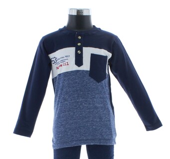 Foto 2 | Foto 2 | Playera Para Niño Chicos Olé 3286 Azul Manga Larga