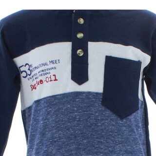 Foto 4 | Foto 4 | Playera Para Niño Chicos Olé 3286 Azul Manga Larga