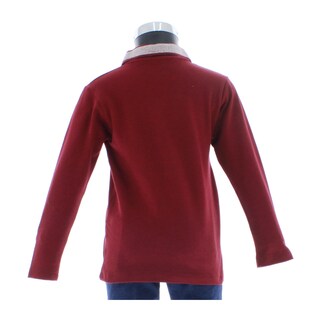 Foto 3 | Foto 3 | Playera Para Niño Chicos Olé 3284 Vino Manga Larga