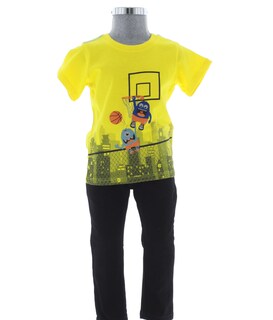 Foto 5 | Foto 5 | Playera Para Niño Chicos Olé 3695 Amarillo Manga Corta