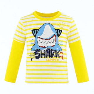 Foto 1 | Foto 1 | Playera Para Niño Chicos Olé 3248 Amarillo Manga Larga