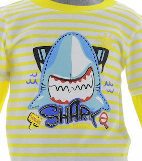 Foto 3 | Foto 3 | Playera Para Niño Chicos Olé 3248 Amarillo Manga Larga