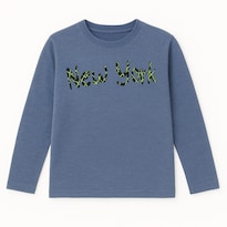 Playera Para Niño Chicos Olé 3701 Azul Manga Larga