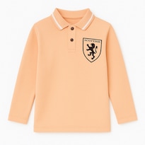 Playera Para Niño Chicos Olé 3703 Naranja Manga Larga