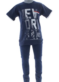 Foto 4 | Foto 4 | Playera Para Niño Chicos Olé 3289 Azul Manga Corta