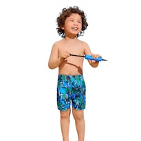 Short Impermeable para Niño Sh-036 Diseño Único Azul