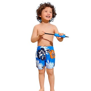 Foto 1 | Foto 1 | Short Impermeable para Niño Sh-036 Diseño Floral Azul