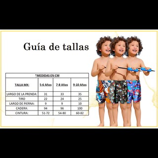 Foto 4 | Foto 4 | Short Impermeable para Niño Sh-036 Diseño Floral Azul