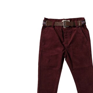 Foto 4 | Foto 4 | Pantalón Losan 025-9791AL Vino con Cinturón para Niño