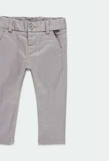 Foto 3 | Foto 3 | Pantalón Elástico Gabardina Gris Boboli