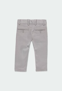 Foto 4 | Foto 4 | Pantalón Elástico Gabardina Gris Boboli