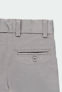 Foto 5 | Foto 5 | Pantalón Elástico Gabardina Gris Boboli