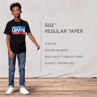 Foto 5 | Foto 5 | Vaqueros Levi's 502 Regular Taper Fit Performance Para Niños - Venta Internacional.