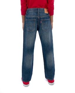 Foto 4 | Foto 4 | Vaqueros Levi's 505 Regular Fit Roadie Para Niños, Talla 10 - Venta Internacional.