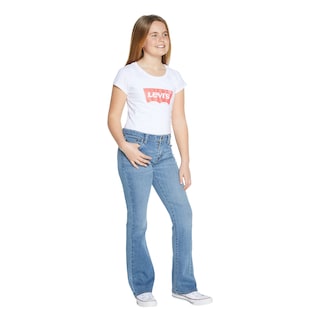 Foto 7 | Foto 7 | Pantalones Vaqueros Levi's Para Niñas Con Corte De Lapislázuli, Talla 16 - Venta Internacional.