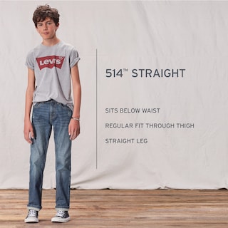 Foto 5 | Foto 5 | Vaqueros Levi's 514 Straight Fit Headed South 14 Años Para Niños - Venta Internacional.
