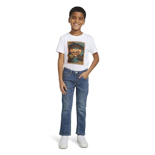 Foto 3 | Foto 3 | Vaqueros Levi's 511 Para Niños, Ajustados, De Alto Rendimiento, Muy Usados, Talla 6 - Venta Internacional.