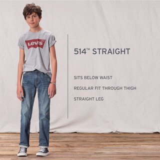 Foto 5 | Foto 5 | Vaqueros Levi's 514 Straight Fit Headed South Para Niños, 10 Años - Venta Internacional.