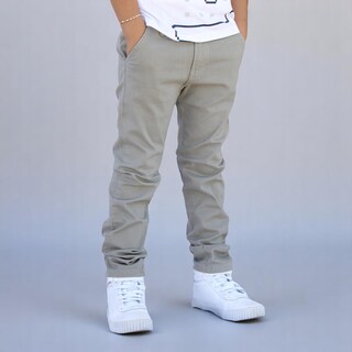 Foto 2 | Foto 2 | Pantalón De Gabardina Strech Para Niño Y/o Adolescente Color Gris Claro
