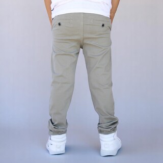 Foto 3 | Foto 3 | Pantalón De Gabardina Strech Para Niño Y/o Adolescente Color Gris Claro