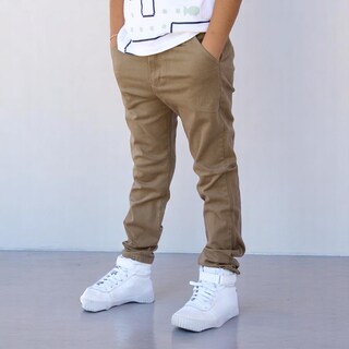 Foto 2 | Foto 2 | Pantalón De Gabardina Strech Para Niño Y/o Adolescente Color Caqui