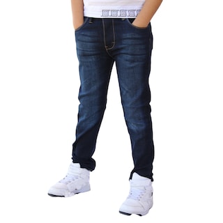 Foto 2 | Foto 2 | Pantalón Skinny De Mezclilla Para Niño/adolescente Obscuro John Silver