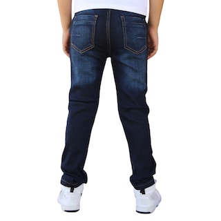 Foto 3 | Foto 3 | Pantalón Skinny De Mezclilla Para Niño/adolescente Obscuro John Silver